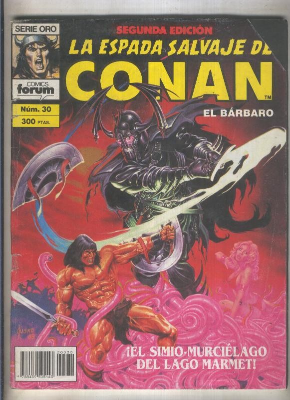 La Espada Salvaje de Conan volumen 1 segunda edicion numero 030 (numerado 3 en trasera)
