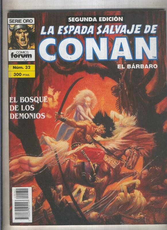 La Espada Salvaje de Conan volumen 1 segunda edicion numero 032 (numerado 3 en trasera) 