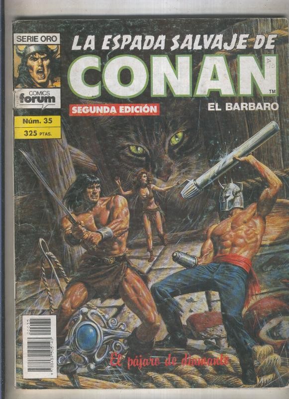 La Espada Salvaje de Conan volumen 1 segunda edicion numero 035 (numerado 1 en trasera) 