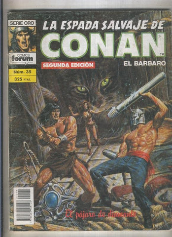 La Espada Salvaje de Conan volumen 1 segunda edicion numero 035 (numerado 1 en trasera) 
