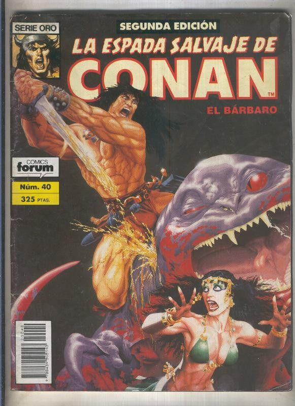 La Espada Salvaje de Conan volumen 1 segunda edicion numero 040 (numerado 2 en trasera)