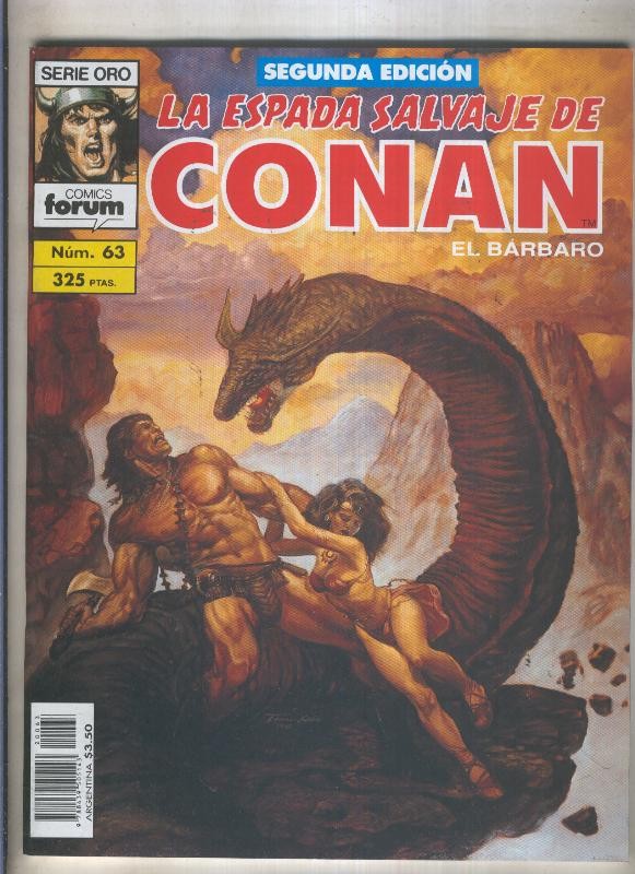 La Espada Salvaje de Conan volumen 1 segunda edicion numero 063