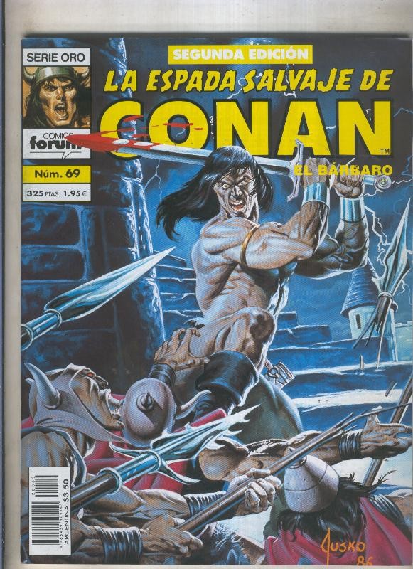 La Espada Salvaje de Conan volumen 1 segunda edicion numero 069 