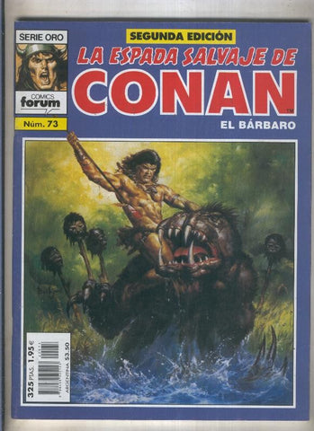 La Espada Salvaje de Conan volumen 1 segunda edicion numero 073  (numerado 1 en trasera)