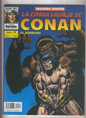La Espada Salvaje de Conan volumen 1 segunda edicion numero 079 (numerado 2 en trasera)