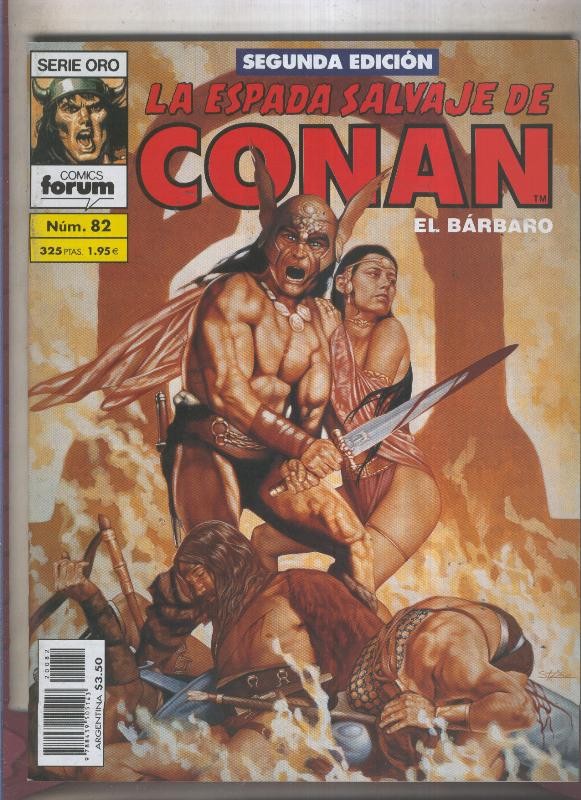 La Espada Salvaje de Conan volumen 1 segunda edicion numero 082 (numerado 1 en trasera) 