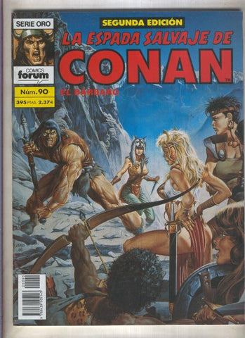 La Espada Salvaje de Conan volumen 1 segunda edicion numero 090 (numerado 1 en trasera) 