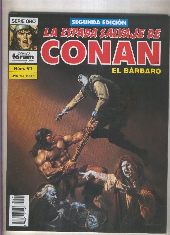 La Espada Salvaje de Conan volumen 1 segunda edicion numero 091 (numerado 1 en trasera) 
