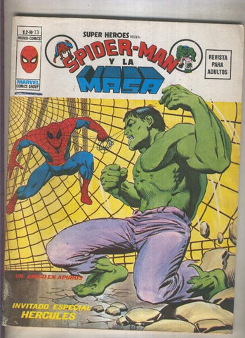Super Heroes volumen 2 numero 013: Spiderman y La Masa
