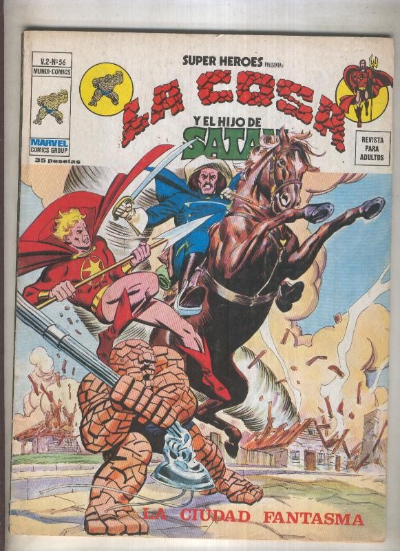 Super Heroes volumen 2 numero 056: la Cosa y el Hijo de Satan