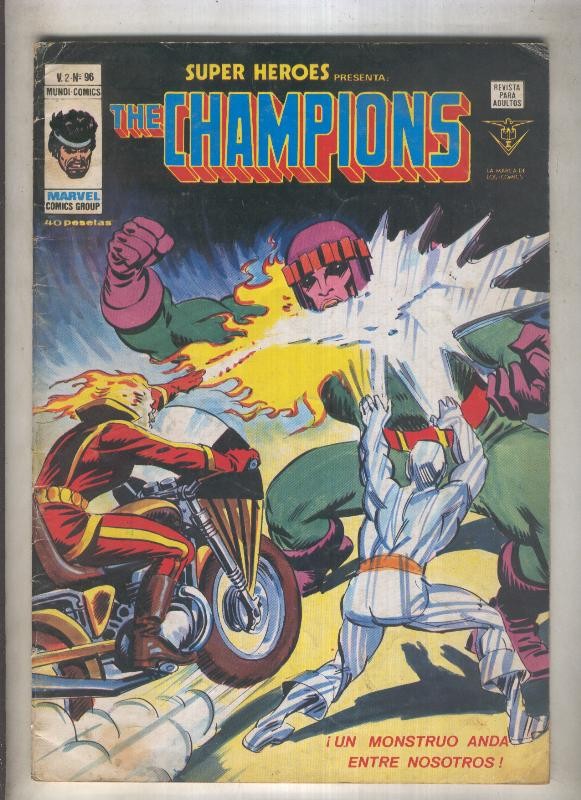 Super Heroes volumen 2 numero 096: The Champions