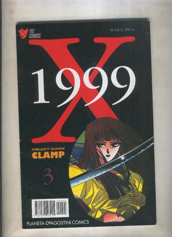 X 1999 numero 3 (numerado 1 en trasera)