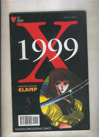 X 1999 numero 3 (numerado 1 en trasera)