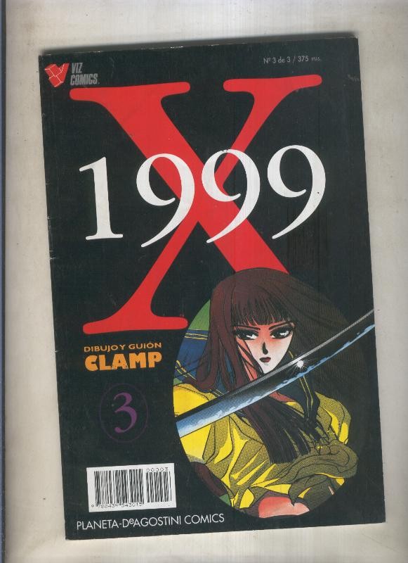 X 1999 numero 3 (numerado 2 en trasera)