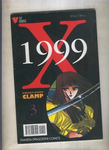 X 1999 numero 3 (numerado 2 en trasera)