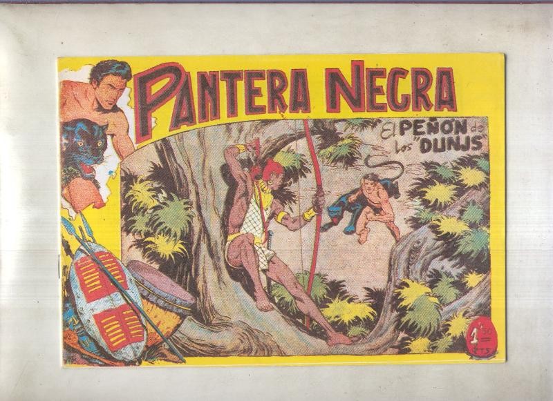 Pantera Negra, facsimil numero 41: El peñon de los Dunjs (numerado 2 en trasera)