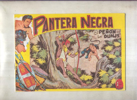 Pantera Negra, facsimil numero 41: El peñon de los Dunjs (numerado 2 en trasera)