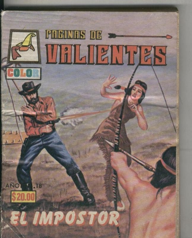 Paginas de Valiente numero 18: El impostor
