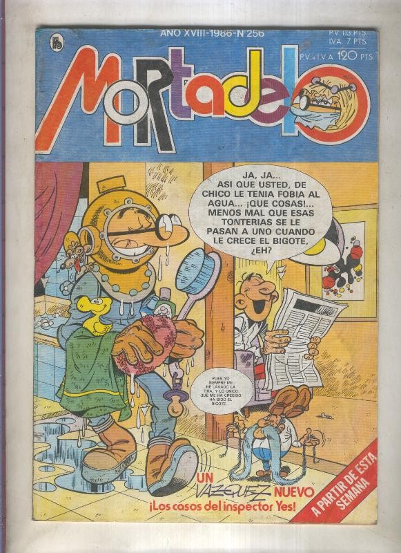 Super Mortadelo numero 256 (numerado 1 en trasera)