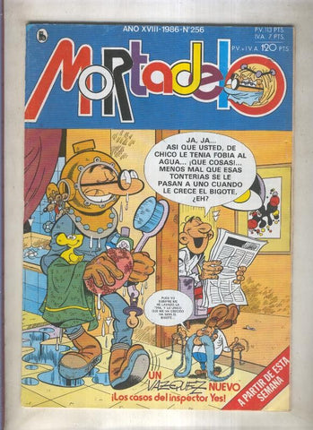 Super Mortadelo numero 256 (numerado 2 en trasera)
