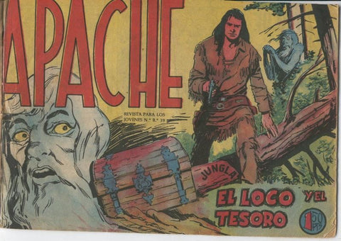 Apache primera serie numero 35: El loco y el tesoro