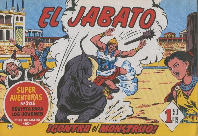 El Jabato facsimil numero 048: Contra el monstruo