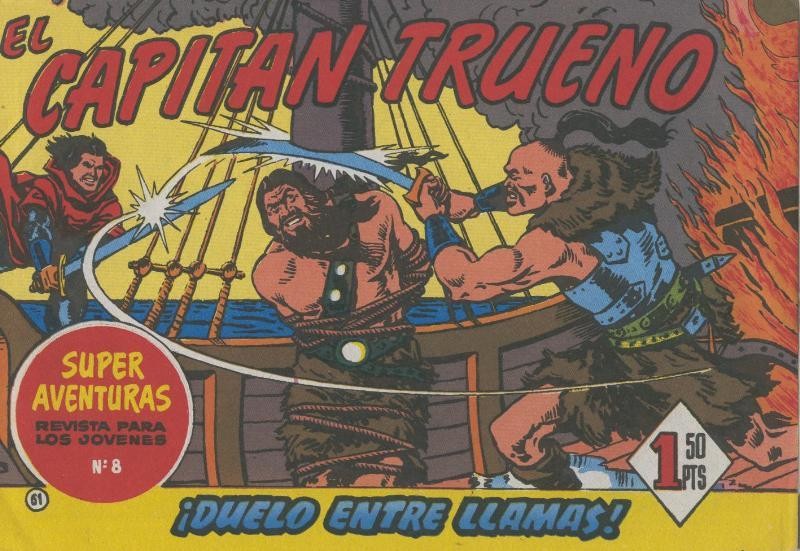 El Capitan Trueno facsimil numero 061: Duelo entre llamas