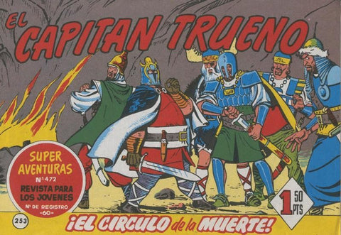 El Capitan Trueno facsimil numero 253: El circulo de la muerte