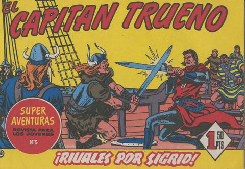 El Capitan Trueno facsimil numero 059: Rivales por Sigrid