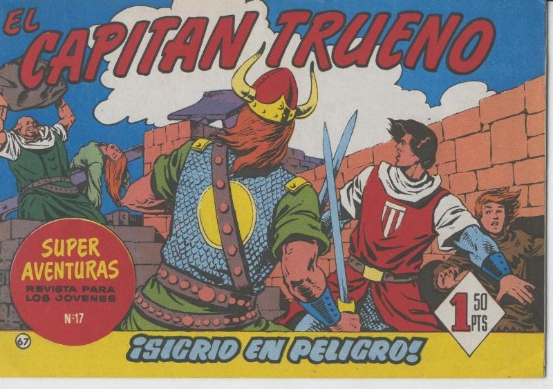 El Capitan Trueno facsimil numero 067: Sigrid en peligro