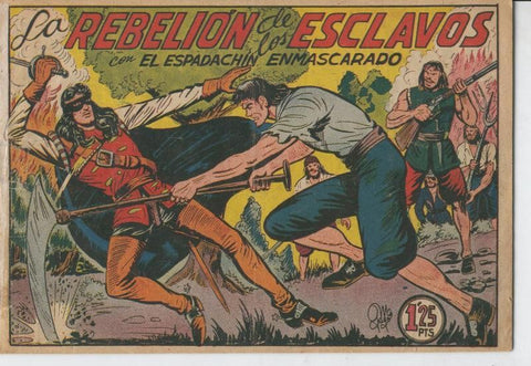 El Espadachin Enmascarado numero 080: La rebelion de los esclavos