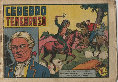 Milton el corsario numero 058: Cerebro tenebroso