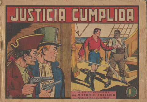 Milton el corsario numero 028: Justicia cumplida
