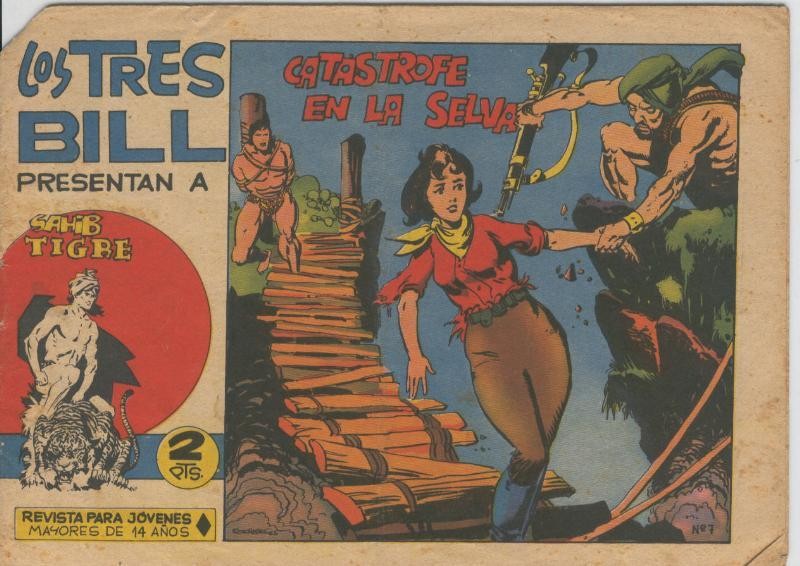 Sahib Tigre numero 07: Catastrofe en la selva