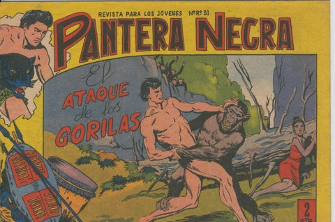 Pantera Negra numero 20: el ataque de los gorilas