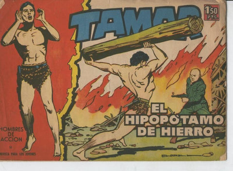 Tamar numero 014: El hipopotamo de hierro