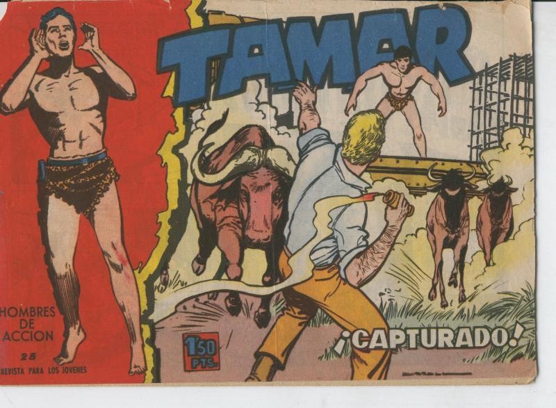 Tamar numero 025: Capturados (numerado 1 en trasera)