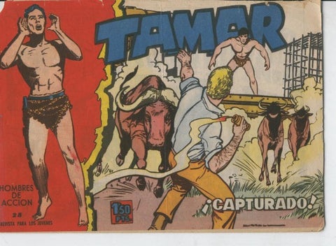 Tamar numero 025: Capturados (numerado 1 en trasera)