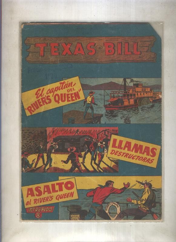 Texas Bill vertical numero 08: El capitan del Rivers Queen