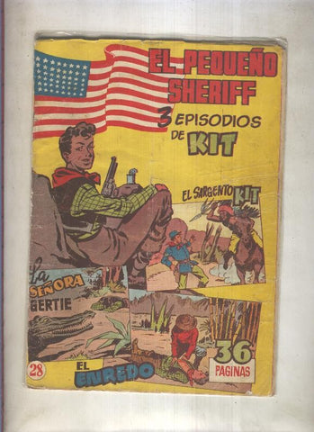 Pequeño Sheriff verticales numero 28; El sargento Kit