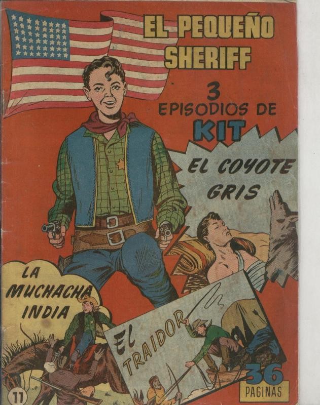 Pequeño Sheriff verticales numero 11: El coyote gris