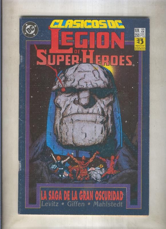 Clasicos DC numero 22: Legion de superheroes (numerado 3 en trasera)