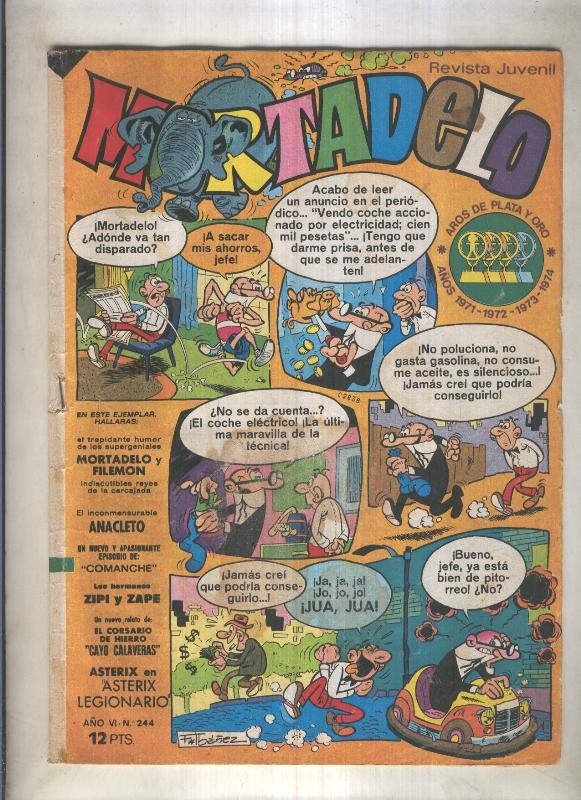 Mortadelo revista semanal numero 244: El Corsario de Hierro