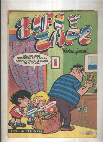 Zipi y Zape semanal numero 122 (numerado 1 en trasera)