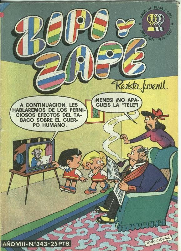 Zipi y Zape semanal numero 343: Un problema de locomotoras