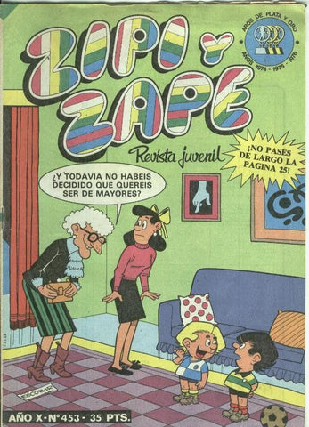 Zipi y Zape semanal numero 453