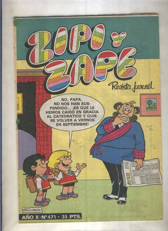 Zipi y Zape semanal numero 471 (numerado 3 en trasera)