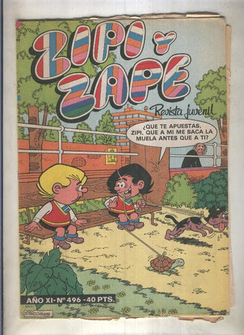 Zipi y Zape semanal numero 496 (numerado 1 en trasera)