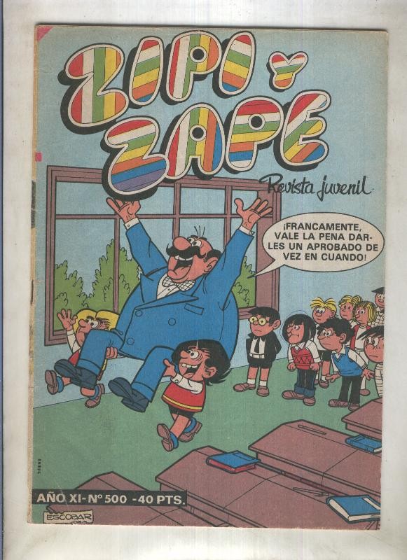Zipi y Zape semanal numero 500 (numerado 2 en trasera)