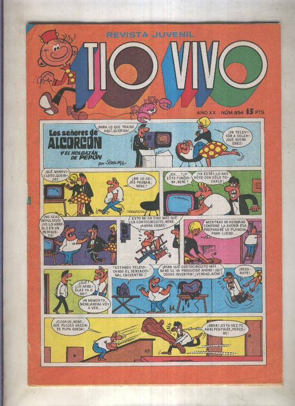 Tio Vivo segunda epoca numero 0854 (numerado 3 en trasera)